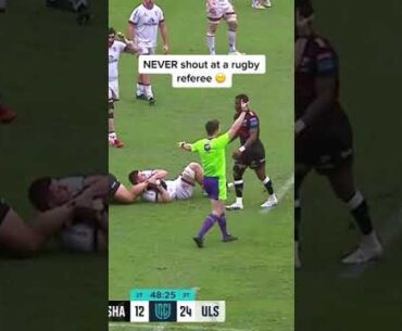 NEVER Disrespect A Rugby Referee! #shorts