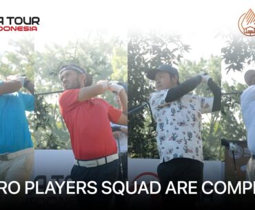 THE PRO PLAYERS' SQUAD ARE COMPETING. | INDONESIAN TOURISM GOLF PRO SERIES : TAMAN DAYU GOLF