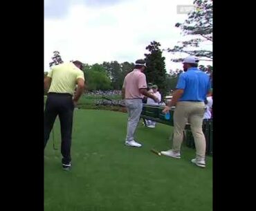 'Should I jump in the water?' 😂 Bubba Watson was mic'd up for his hole-in-one 🎯 #shorts