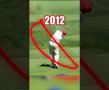 2012 vs 2022 President Trump Golf Swing | Golf Essentials #golf #golfessentials #shorts #short