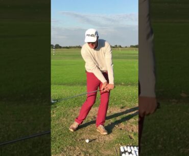 Should You Hit Down On The Golf Ball? #shorts #golf