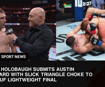 UFC 292 results: Kurt Holobaugh beats Austin Hubbard in fine jiu-jitsu to win the fight