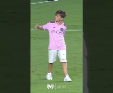 ¡El festejo viral de Thiago Messi!