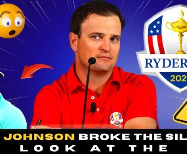 👉🏆 RYDER CUP  😱 I CAN ' T BELIEVE IT! LOOK WHAT ZACH JOHNSON SAID YOU NEED TO SEE THIS! 🚨GOLF NEWS