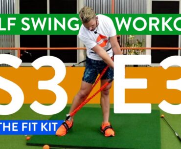 Golf Swing Impact Workout Using the Orange Whip Fit Kit! Season 3, Episode 3 Preview!