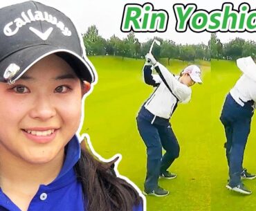 吉田鈴 Rin Yoshida﻿ 日本の女子ゴルフ スローモーションスイング!!!