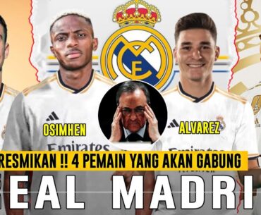 DARURAT STRIKER❗4 Pemain Incaran Perez Yang Akan Gabung Real Madrid 📝Proyek Sesungguhnya Real Madrid