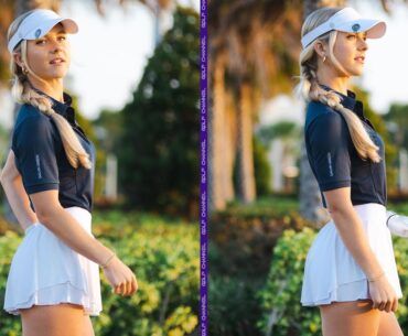 This Golf Girl's Amazing Trick You Won't Believe You Missed! Alisa Diomin | Golf Swing