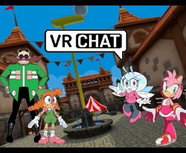 Cool Amy and Jewel Play Mini Golf with Tinker Robotnik and Belle -VRChat
