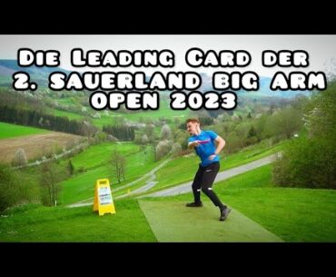 Die Leading Card der 2. Sauerland Big Arm Open 2023 #discgolf #golf #golftournament