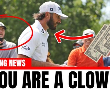 Max Homas HEATED EXCHANGE with FAN was the FINAL STRAW FOR GOLF ETIQUETTE...