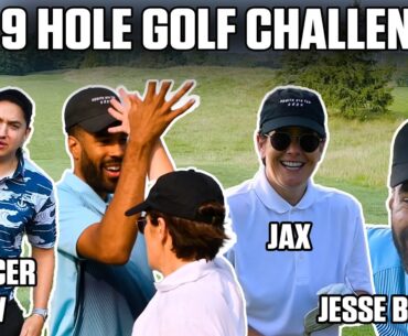 9 Hole Challenge: Jesse Blake & Jax vs. Producer Drew | Versus