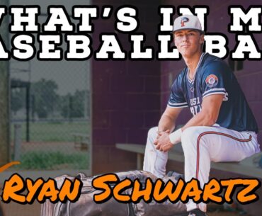 What's In My Baseball Bag? Ryan Schwartz 2024 Catcher Committed To Texas