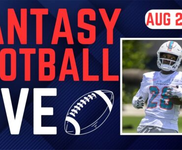 Fantasy Football LIVE: Jonathan Taylor, Josh Jacobs, Devon Achane, Elijah Moore, D'Andre Swift