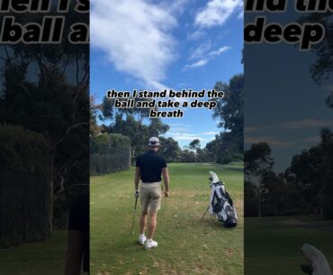 My GO-TO Pre Shot Routine #golf #golftips #golfswing #preshotroutine