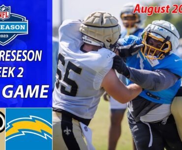 New Orleans Saints vs Los Angeles Chargers FULL GAME  8/20/23 | NFL Preseason 2023 Week 2