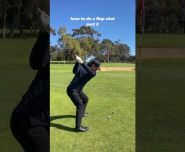 How to hit a flop shot with Min Woo Lee #pga #golf #shortvideo