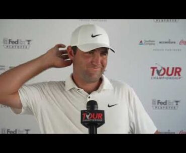 Scottie Scheffler · Round 2 · Interview · 2023 TOUR Championship · FedEx Cup Playoffs · PGA Tour