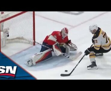 Taylor Hall Gets Panthers' Sergei Bobrovsky To Bite Hard On Breakaway To Extend Bruins' Game 4 Lead