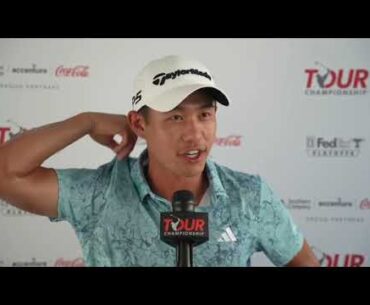 Collin Morikawa · Round 2 · Interview · 2023 TOUR Championship · FedEx Cup Playoffs · PGA Tour