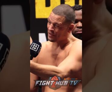 Nate Diaz FINAL WORDS to Jake Paul; tells him he “CAN’T FIGHT”!