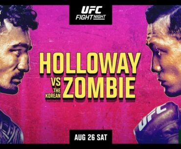 UFC FIGHT NIGHT: HOLLOWAY VS KOREAN ZOMBIE FULL CARD PREDICTIONS | BREAKDOWN #213