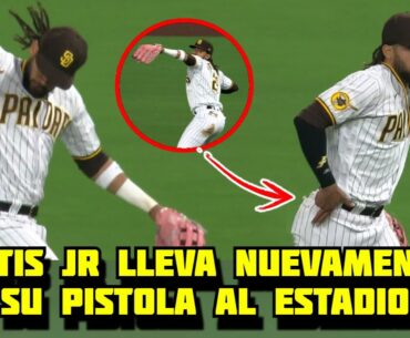 El Cañón de Fernando Tatis Jr sigue Atemorizando Jugadores y Mandándolos Fuera del Terreno