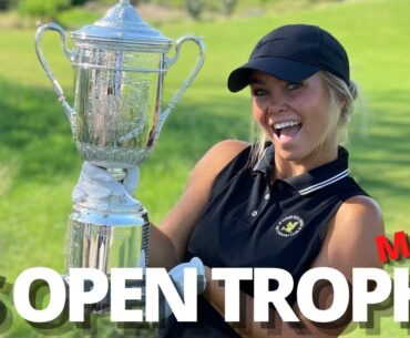 (GOLF) PLAYING FOR THE REAL US OPEN TROPHY!!!