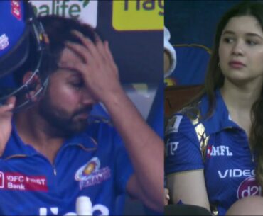 Sara Tendulkar shocked when Rohit Sharma wiping tears after most golden ducks in IPL CSK vs MI 2023
