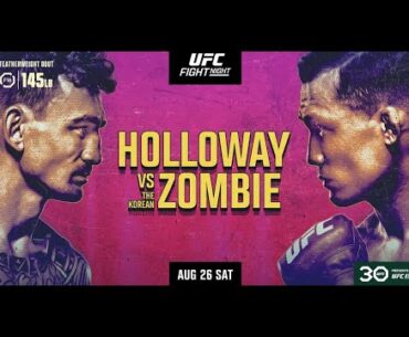 UFC Singapore Max Holloway vs Korean Zombie Livestream Watch Along