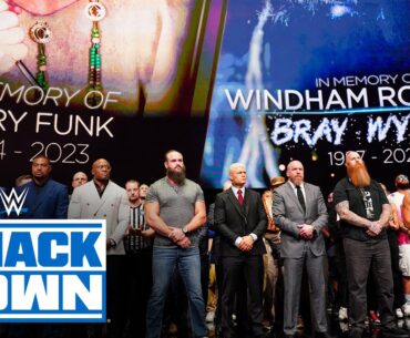 WWE honors Bray Wyatt and Terry Funk with a 10-bell salute: SmackDown highlights, Aug. 25, 2023