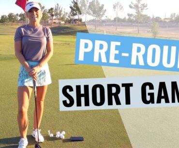 (GOLF) SHORT GAME WARM-UP DRILLS!