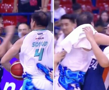 This gotta be the Greatest Sportsmanship in PBA! Enemies to Friends real quick