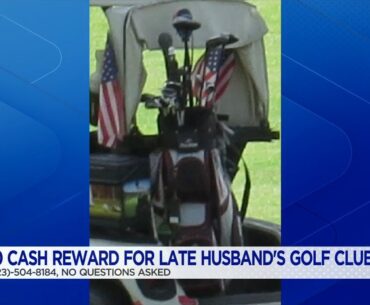 Hixson woman offers $1,000 for late husband's stolen golf clubs