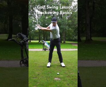 How to make a simple golf swing