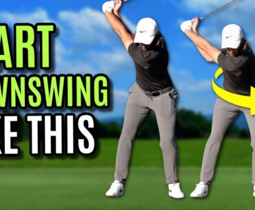 SLOW DOWN To Start Your Downswing