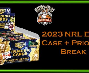 2023 NRL Elite 10-Box Case / Priority Box + 2 Half Case Breaks - 21 Boxes Total!!!