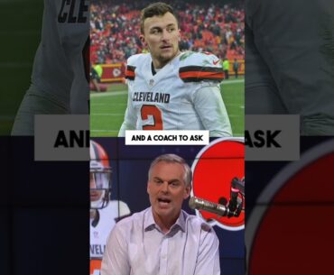 Colin has no words for Johnny Manziel watching 'zero' tape in NFL 😐 #browns #shorts