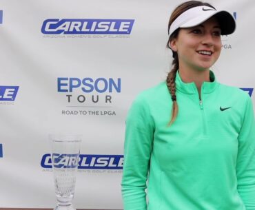 Gabriela Ruffels Final Round Interview | 2023 Carlisle Arizona Women’s Golf Classic