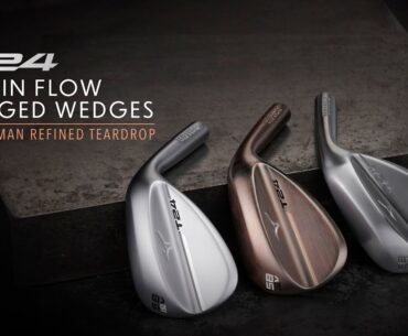 Mizuno T24 Grain Flow Forged Wedges with new V-Grind