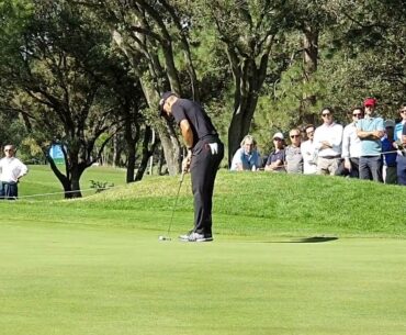 Golf - Professionals - Playing at Open España 2019 - Playing golf in the green