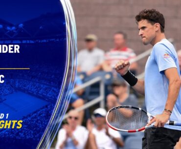 Alexander Bublik vs. Dominic Thiem Highlights | 2023 US Open Round 1