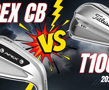 Two HOTTEST Players Irons Of 2024 - Titleist T100 vs Callaway Apex CB