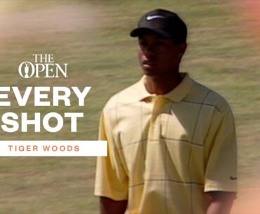 TIGER WOODS' First Open Championship As A PRO | Every Shot