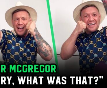 Conor McGregor to Henry Cejudo: “What the f*** was that?”