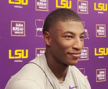 LSU WR Chris Hilton Jr. healthy, confident, showing out in 2023 fall camp