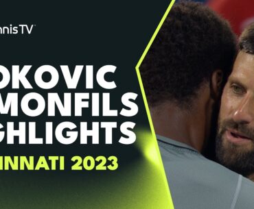 Novak Djokovic Breaks Another Record vs Monfils! | Cincinnati 2023 Highlights