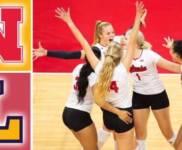 #5 Nebraska vs Lipscomb Highlights | NCAA Women's Volleyball | 2023 College Volleyball