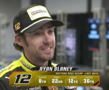RYAN BLANEY MEDIA DAY INTERVIEW BEFORE PLAYOFF RACE AT DARLINGTON - NASCAR RACE HUB