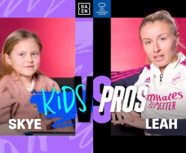 Kids vs. Pros: Leah Williamson Gets Grilled By Skye 😂
